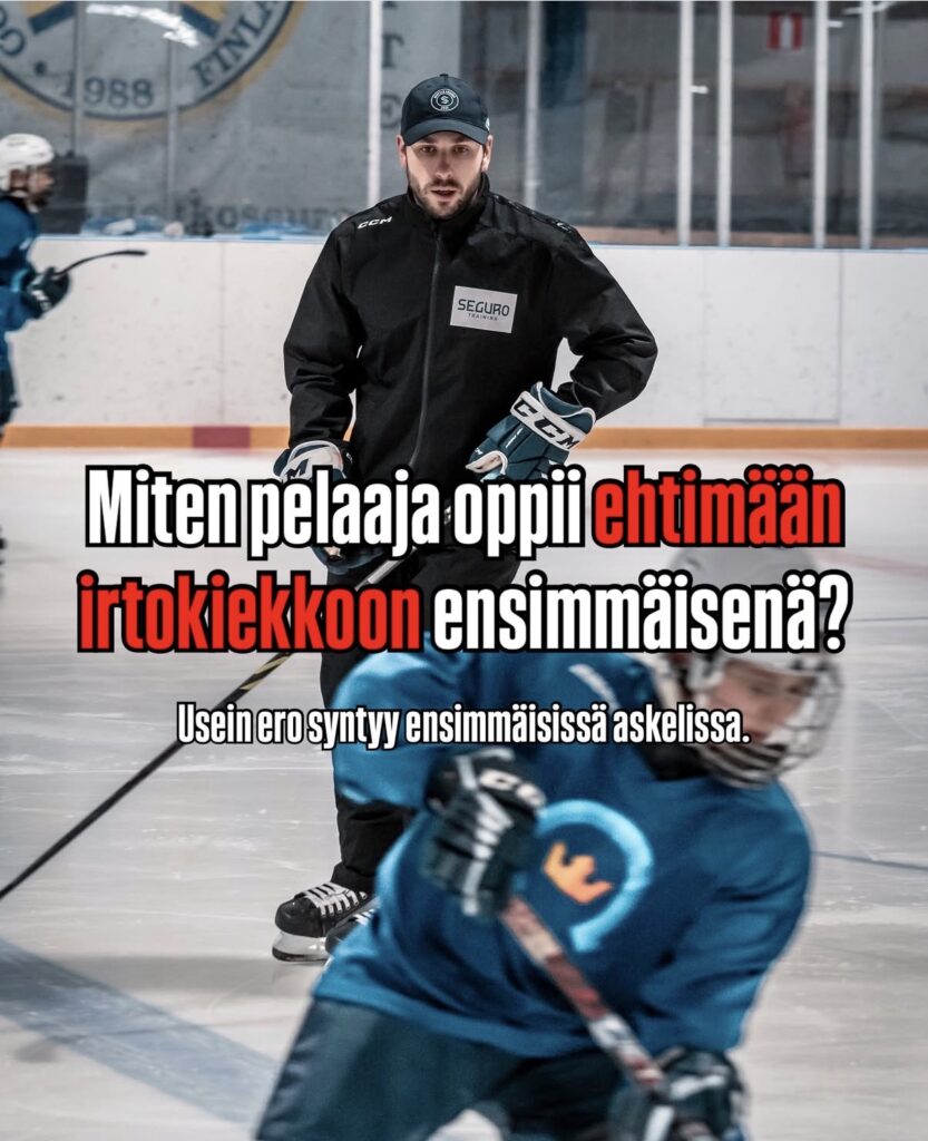 miten pelaaja ehtii irtokiekkoon